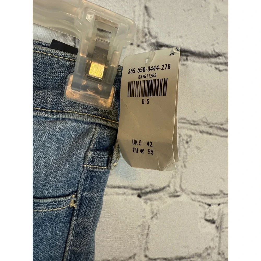 Hollister High-Rise Jeggings Skinny Jeans‎ Light Wash Denim Size 0S 24x26